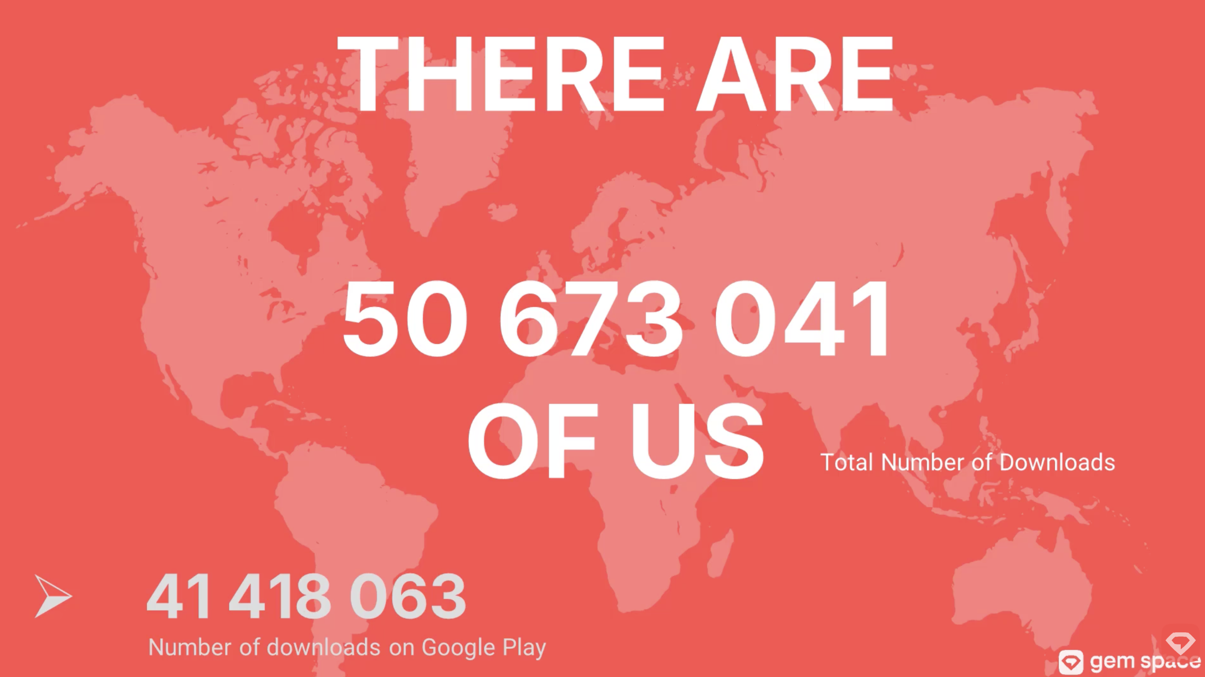 Gem Space Crosses 50 Million Downloads